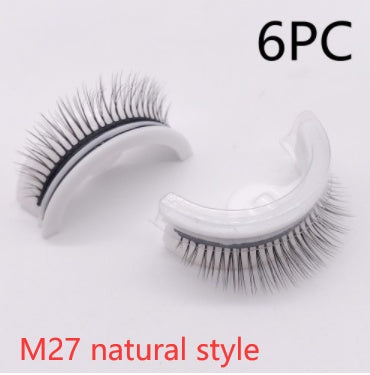 Reusable 3D Mink Lashes Natural False Eyelashes Self Adhesive Fake Glue Free Makeup Eyelash Extension Silk Reusable 3D Mink Lashes Natural False Eyelashes Self Adhesive Fake Glue Free Makeup Eyelash Extension Silk